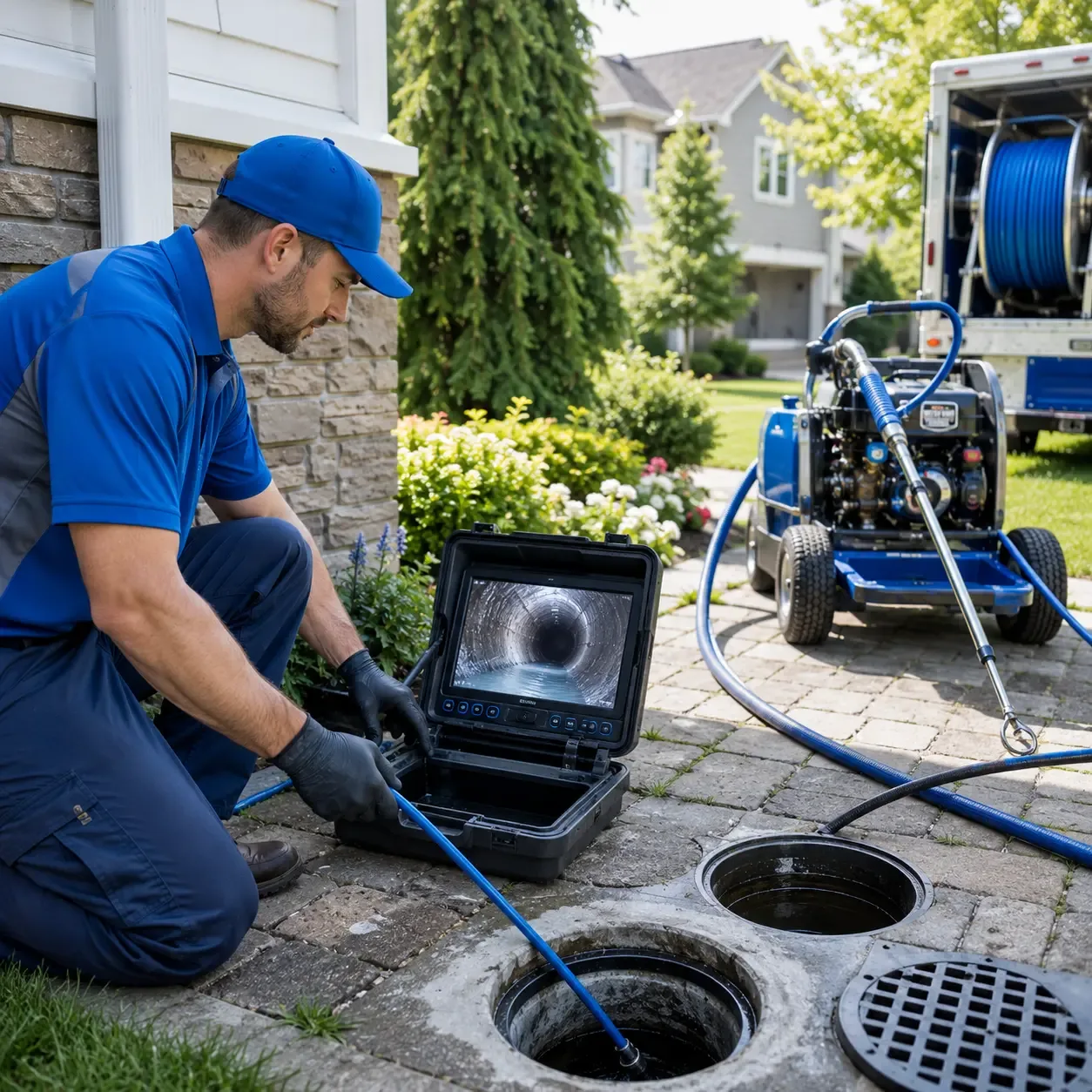 Outdoor drain cleaning professionals serving Jackson, CA